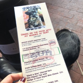 Sur at The Barnyard - Dog menu - New American Near Me - Carmel, California Sur at The Barnyard - Dog menu - New American Near Me - Carmel, California