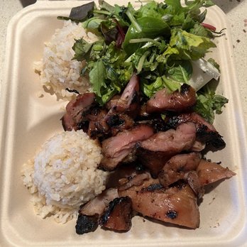 Guava Smoked - #4 Smoked Chicken (should be leg/thigh but ran out...substituted with boneless smoked chicken thighs) - Barbeque Near Me - Honolulu, Hawaii