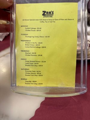 Menu photo 5 Zan's Kosher Deli Lake Grove, NY