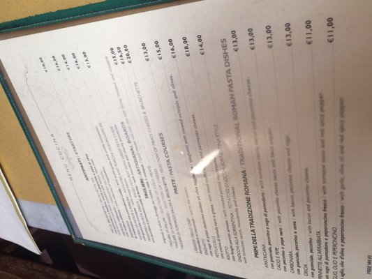 Menu photo 3 Di Qua Rome, RM