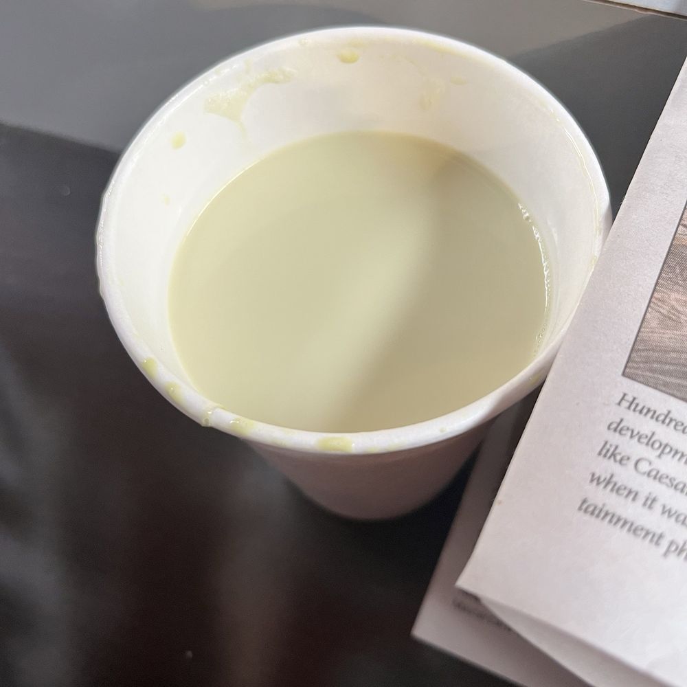 Brew Coffee Lab - Oatmilk unsweetened matcha latte, so sad. - Coffee & Tea Near Me - Des Plaines, Illinois