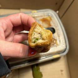 Golden China - Inside of an egg roll