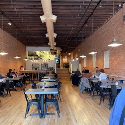 people eating in a restaurant