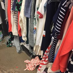 Old Navy - Clothes all over the floors
