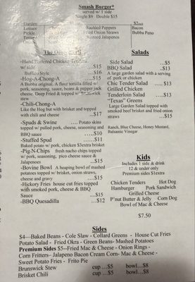 Menu photo 3 Bub-Ba-Q Jasper, GA