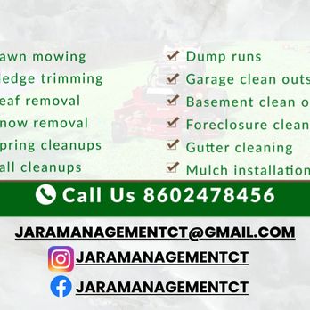 Jara Management - a business card for jara management - Landscaping Near Me Jara Management - a business card for jara management - Landscaping Near Me