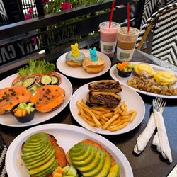 Rose Bakery Cafe - Lox Bagel Lox Bagel Rose Benedict Grilled Steak Sandwich Rose Avocado Toast