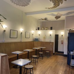The Red Hook - Main seating area. Coffee bar is immediately to the right.