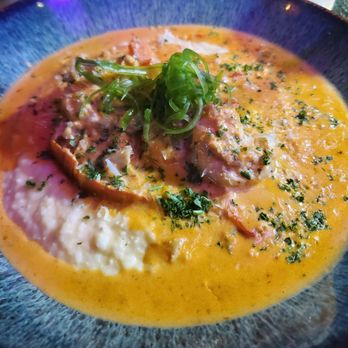 1123 by Chef Tobias - The Chesapeake (lobster, shrimp, crab over creamy grits)@ 1123 by Chef Tobias! - Breakfast & Brunch Near Me - Hyattsville, Maryland