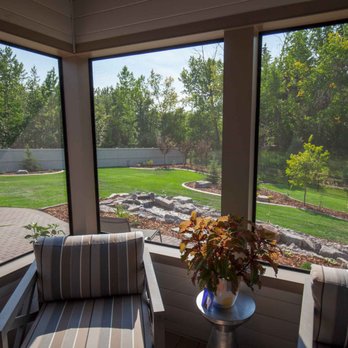 Park Landscaping - Landscape view from three seasons room. - Landscaping Near Me - Edmonton, Alberta Park Landscaping - Landscape view from three seasons room. - Landscaping Near Me - Edmonton, Alberta