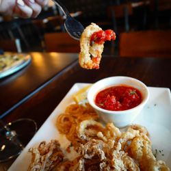 River Oaks Pizzeria - Hand-battered fried calamari