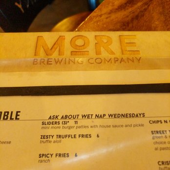 More Brewing - Ephron made us feel like we were the only people in the brewery - Amazing service, beer and food!! - Brewpubs Near Me - Villa Park, Illinois
