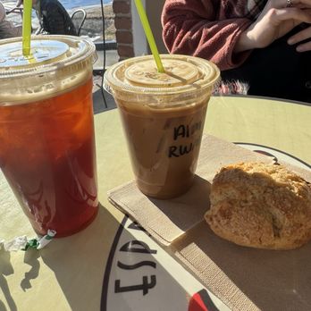 Zumi's Espresso - Cold brew, white chocolate raspberry latte with almond milk, ginger apricot scone - Coffee & Tea Near Me - Topsfield, Massachusetts Zumi's Espresso - Cold brew, white chocolate raspberry latte with almond milk, ginger apricot scone - Coffee & Tea Near Me - Topsfield, Massachusetts