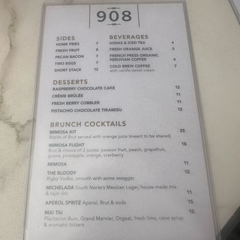 The 908 - Brunch drinks - New American Near Me - Long Beach, California The 908 - Brunch drinks - New American Near Me - Long Beach, California