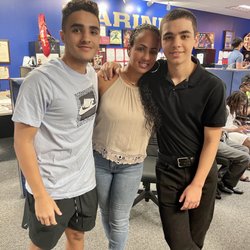 Navy Recruiting Station - My coconuts....twins... proud mom!!!