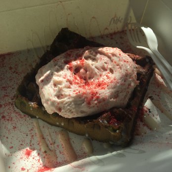 Third Culture Bakery - Berkeley - Matcha mochi waffle with strawberry whipped cream - Bakeries Near Me - Berkeley, California