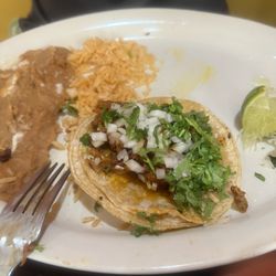 Restaurant Juquilita Mexican Grill - Tacos al pastor (Mexican style) - half eaten because so delicious forgot to take a pic beforehand!