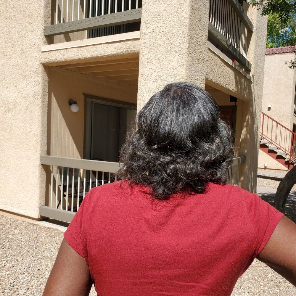 Conclusion Hair Studio - The back of my hair! - Hair Stylists Near Me - Goodyear, Arizona Conclusion Hair Studio - The back of my hair! - Hair Stylists Near Me - Goodyear, Arizona