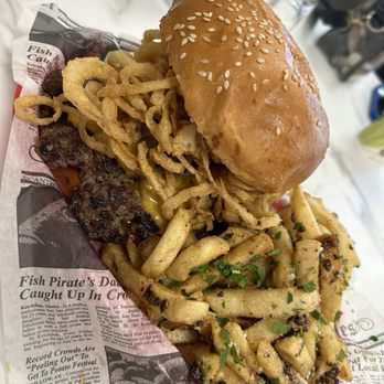 Station 49 Grill - Big Daddy Burger & Garlic Fries - Burgers Near Me - San Andreas, California