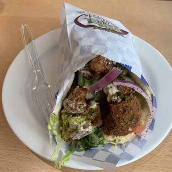 Mint & Olives - Vegetable/falafel wrap - Middle Eastern Near Me - Seattle, Washington Mint & Olives - Vegetable/falafel wrap - Middle Eastern Near Me - Seattle, Washington