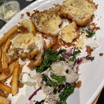 California Fish Grill - Fish & Chips w/kaleslaw. More batter than fish. - Seafood Near Me - Mesa, Arizona