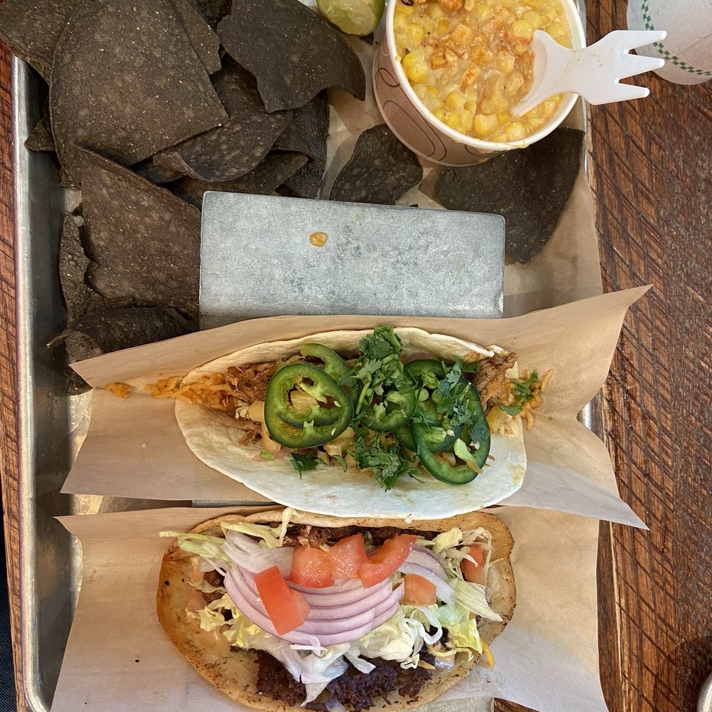 Velvet Taco - The top one is the Korean fried Rice. What a flavor bomb. The bottom was the Kobe beef offering. - New American Near Me - Grapevine, Texas