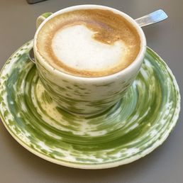 Eggs bacon macchiato