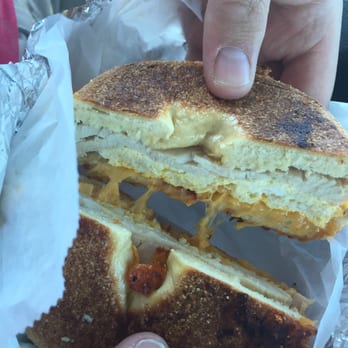 Western Bagel - Cheese bagel with egg and turkey - Bagels Near Me - Burbank, California Western Bagel - Cheese bagel with egg and turkey - Bagels Near Me - Burbank, California