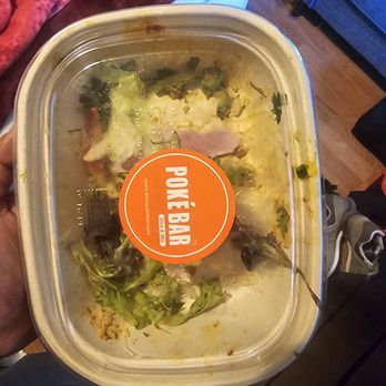 Poké Bar - This is the original Container, which is a lot bigger than what they have here - Hawaiian Near Me - West Hollywood, California