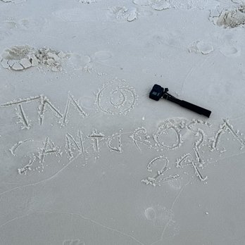 Santa Rosa Beach - Writing initials in the sand is always a great way to show your personality! - Beaches Near Me