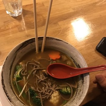 Cha-Ya - Curry Noodle soup with vegetables and buckwheat noodles - Japanese Near Me - Berkeley, California