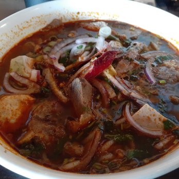 Nam Cafe - The spicy pho soup bowl from Nam Cafe. Delicious! - Vietnamese Near Me - College Station, Texas Nam Cafe - The spicy pho soup bowl from Nam Cafe. Delicious! - Vietnamese Near Me - College Station, Texas