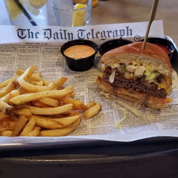 Bar Code Burgers - Burger of the month with sauces for dipping - Burgers Near Me - Las Vegas, Nevada