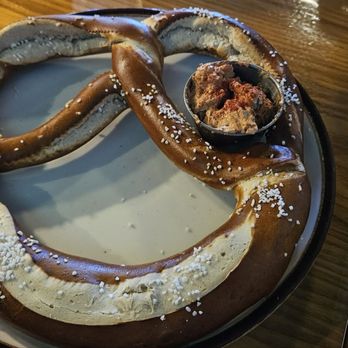 Café Berlin - Pretzel with Obatzter - German Near Me - Las Vegas, Nevada