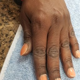 The worst manicure ever!!