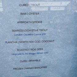 Haar Restaurant - 100 Pound pre-priced menu. There is no other choice. We enjoyed it.