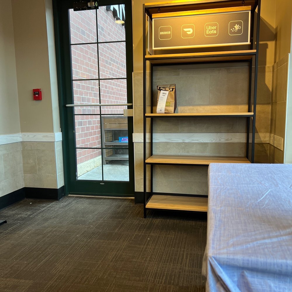 empty room with open door empty room with open door