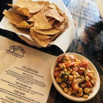 Cabo Fish Taco - Chips and salsa - Latin American Near Me - Charlotte, North Carolina