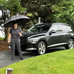 Alpha Sedan and Limo - Susan our driver and our car.