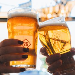 Station 26 Brewing - Friends raise their glasses to celebrate great beer and community at Station 26 Brewing Co.