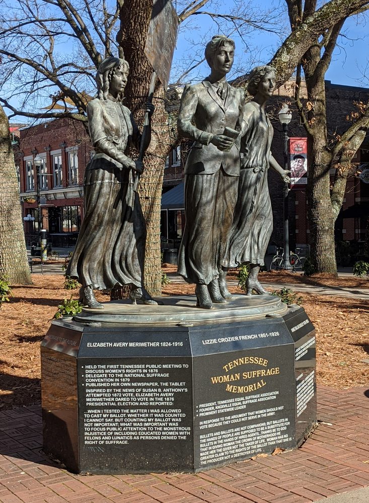 TENNESSEE WOMEN’S SUFFRAGE MEMORIAL - 625 Market St, Knoxville, TN - Yelp