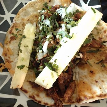 Tacos El Tio - Al pastor taco on flour tortilla. - Tacos Near Me - Chicago, Illinois Tacos El Tio - Al pastor taco on flour tortilla. - Tacos Near Me - Chicago, Illinois