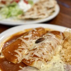 Taco Fiesta - Make Your Own Combo! (Pick 2) Two chicken enchiladas