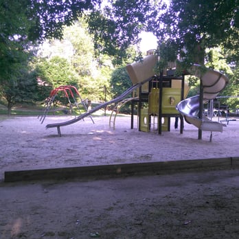Roberts Park - 3 sets of swings & old school park equipment - Parks Near Me - Raleigh, North Carolina
