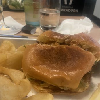 The Argonaut - Blackened Grouper sandwich - Cocktail Bars Near Me - Atlanta, Georgia