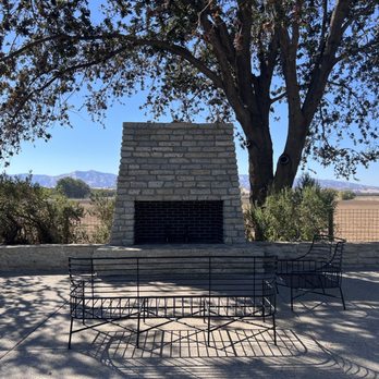Park Winters Flower Farm - Repurposed fire feature - Pick Your Own Farms Near Me - Winters, California