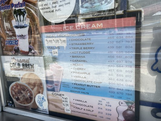 Menu photo 5 Fosters Freeze Los Angeles, CA