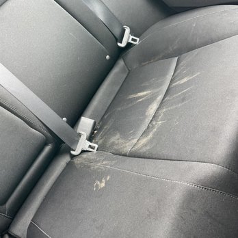 Car Spa - The stain after they "cleaned" - Car Wash Near Me - Webster, Texas