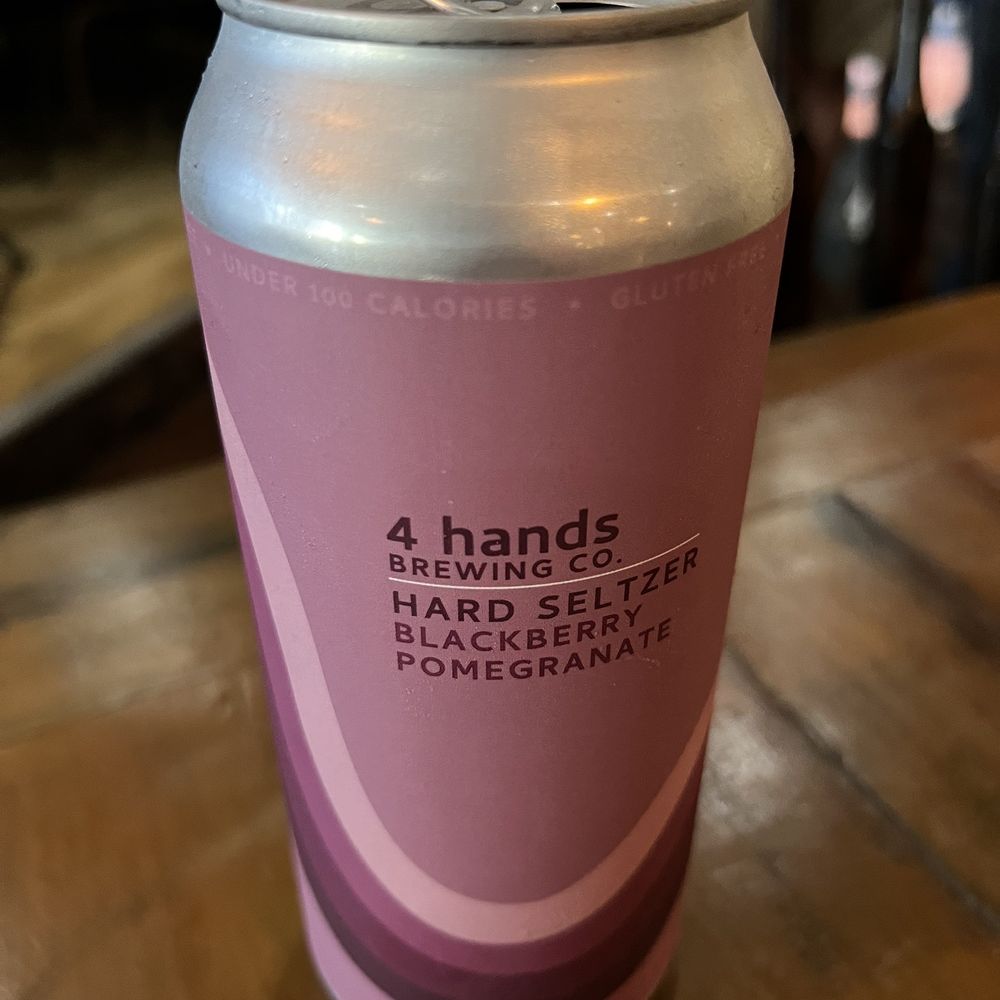 4 Hands hard seltzer (perfect for non-beer drinkers) 4 Hands hard seltzer (perfect for non-beer drinkers)
