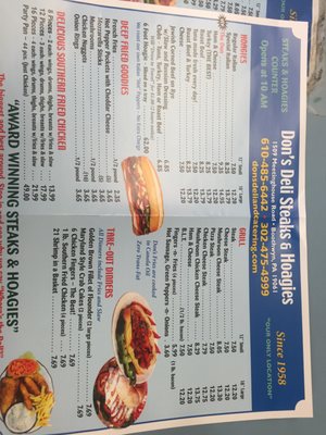 Menu photo 2 Don's Deli and Catering Boothwyn, PA Menu photo 2 Don's Deli and Catering Boothwyn, PA